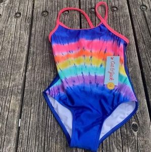 CAT AND JACK Girl SWIMSUIT SIZE S (6 /6X )